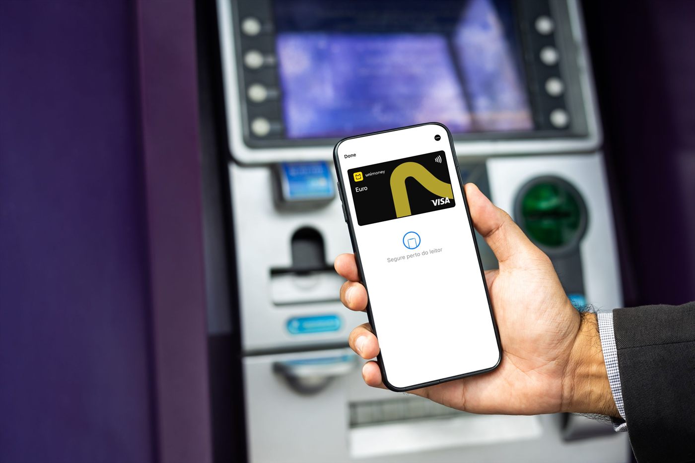Pagamento contactless com telemóvel